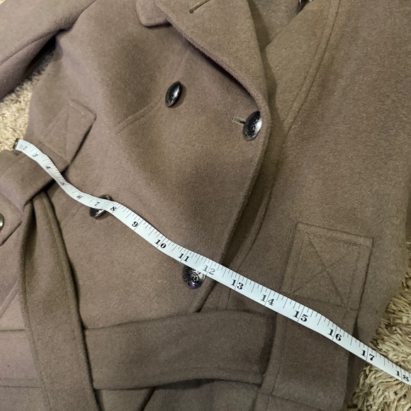 Tahari Mink Double Breasted Peacoat - Picture 10 of 16
